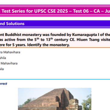 Test Series For UPSC CSE Prelims 2025-26 pdf