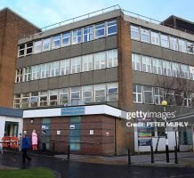 The Royal Northern Infirmary A picture shows the Royal Jubilee Maternity Hospital in west Belfast, Northern Ireland on January 26, 2012. Three babies have died after becoming infected with the Pseudomonas bacteria from sink taps in the neo-natal unit at the hospital. AFP PHOTO/ PETER MUHLY (Photo credit should read PETER MUHLY/AFP via Getty Images)